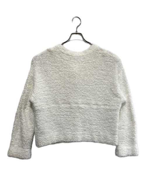 SLOBE IENA（スローブ イエナ）SLOBE IENA (スローブ イエナ) ツイードニットカーディガン ホワイト サイズ:-の古着・服飾アイテム