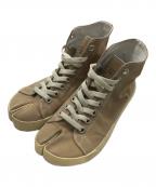 Maison Margielaメゾンマルジェラ）の古着「ハイトップ足袋スニーカー」｜ベージュ