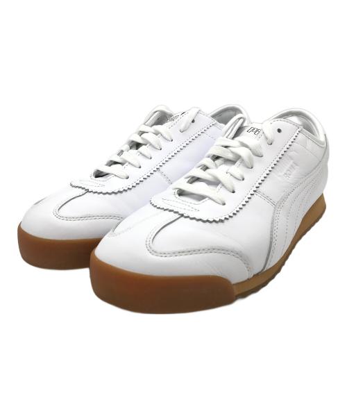 maison kitsune（メゾンキツネ）maison kitsune (メゾンキツネ) PUMA (プーマ) ローカットスニーカー ホワイト サイズ:27ｃｍの古着・服飾アイテム