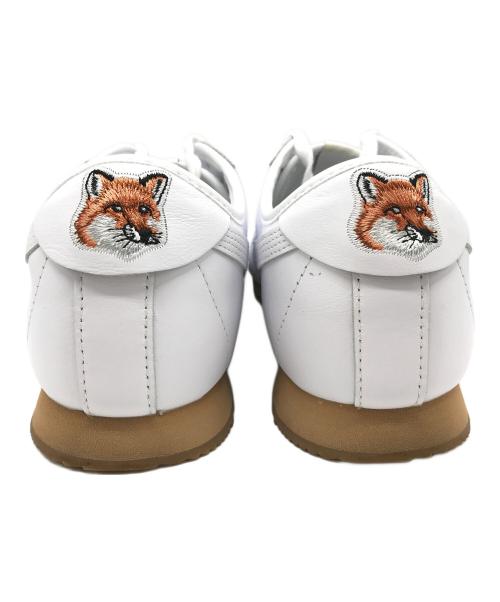 maison kitsune（メゾンキツネ）maison kitsune (メゾンキツネ) PUMA (プーマ) ローカットスニーカー ホワイト サイズ:27ｃｍの古着・服飾アイテム