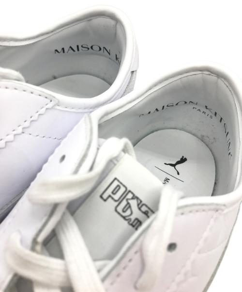 maison kitsune（メゾンキツネ）maison kitsune (メゾンキツネ) PUMA (プーマ) ローカットスニーカー ホワイト サイズ:27ｃｍの古着・服飾アイテム