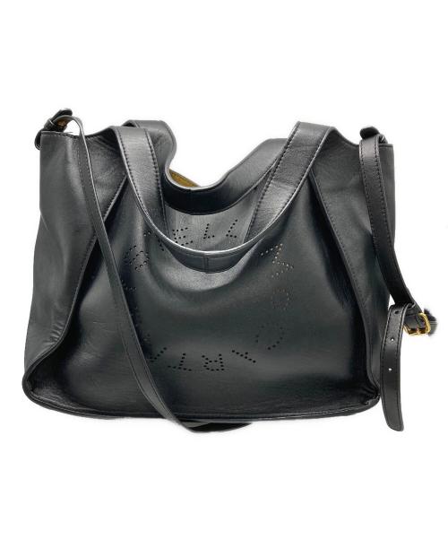STELLA McCARTNEY（ステラマッカートニー）STELLA McCARTNEY (ステラマッカートニー) パンチングショルダーバッグ ブラックの古着・服飾アイテム