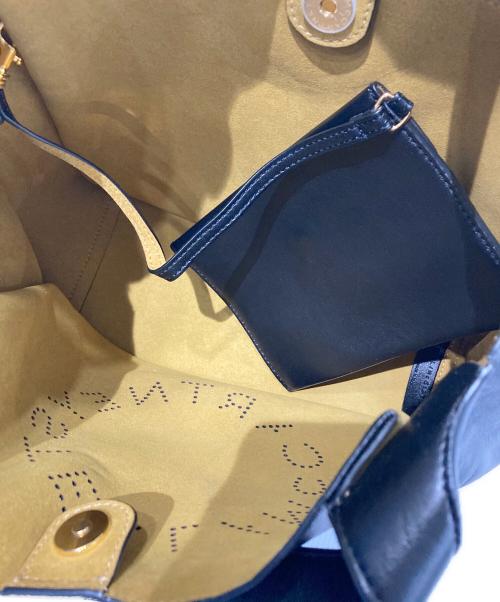 STELLA McCARTNEY（ステラマッカートニー）STELLA McCARTNEY (ステラマッカートニー) パンチングショルダーバッグ ブラックの古着・服飾アイテム