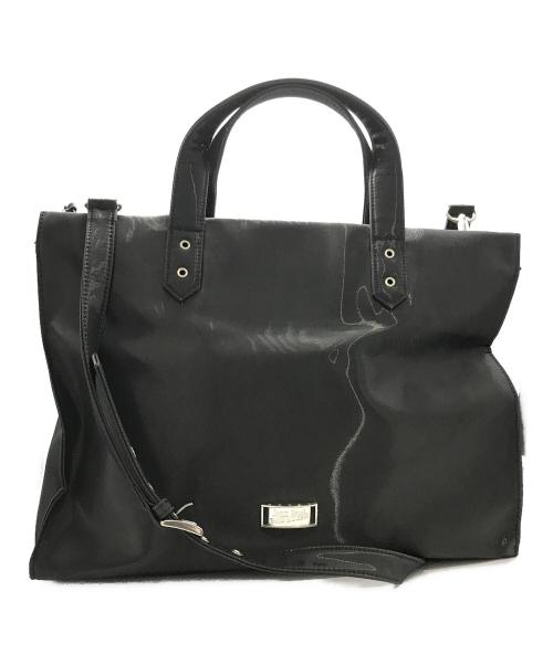 Jean Paul GAULTIER（ジャンポールゴルチェ）Jean Paul GAULTIER (ジャンポールゴルチェ) メタリックトートバッグ ブラックの古着・服飾アイテム