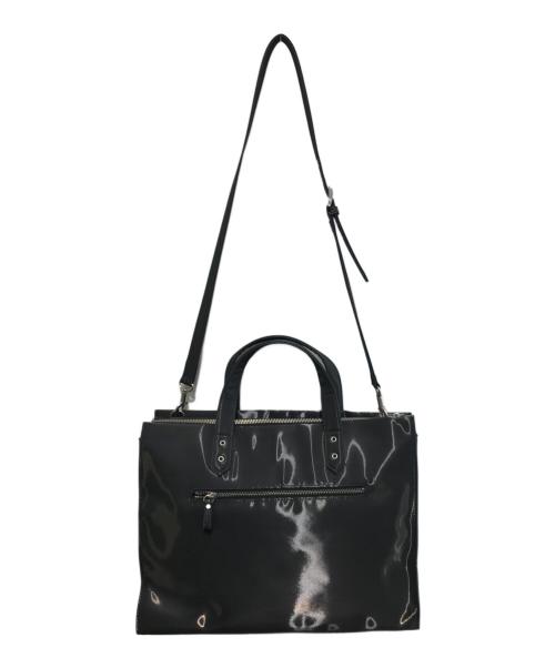 Jean Paul GAULTIER（ジャンポールゴルチェ）Jean Paul GAULTIER (ジャンポールゴルチェ) メタリックトートバッグ ブラックの古着・服飾アイテム