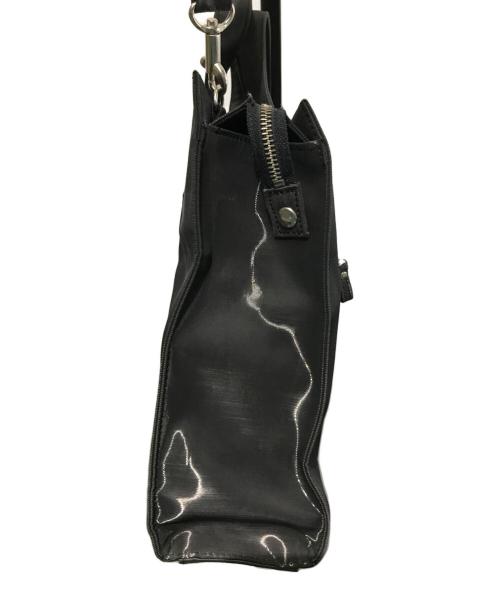 Jean Paul GAULTIER（ジャンポールゴルチェ）Jean Paul GAULTIER (ジャンポールゴルチェ) メタリックトートバッグ ブラックの古着・服飾アイテム