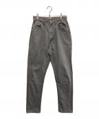 CIOTAシオタ）の古着「インディゴスビンコットン11.5ozハイウエストスリムデニム」｜グレー