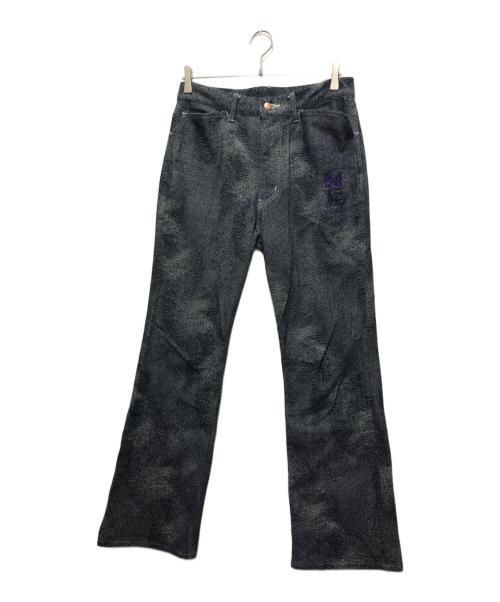 SASQUATCHfabrix.（サスクワッチファブリックス）SASQUATCHfabrix. (サスクワッチファブリックス) Needles (ニードルズ) Boot-cut jean ネイビー サイズ:SIZE Sの古着・服飾アイテム