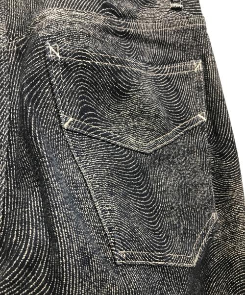 SASQUATCHfabrix.（サスクワッチファブリックス）SASQUATCHfabrix. (サスクワッチファブリックス) Needles (ニードルズ) Boot-cut jean ネイビー サイズ:SIZE Sの古着・服飾アイテム