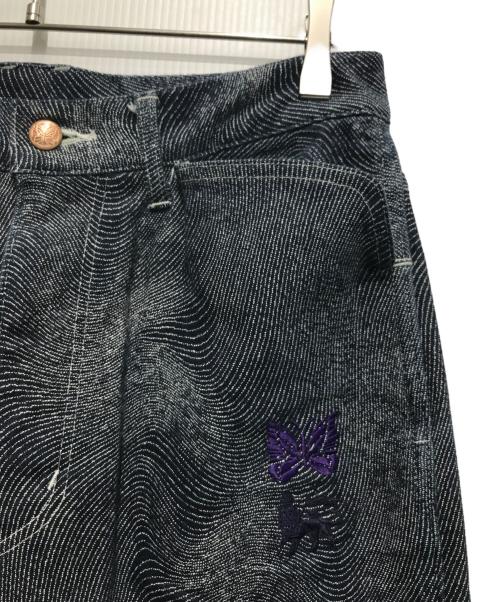 SASQUATCHfabrix.（サスクワッチファブリックス）SASQUATCHfabrix. (サスクワッチファブリックス) Needles (ニードルズ) Boot-cut jean ネイビー サイズ:SIZE Sの古着・服飾アイテム