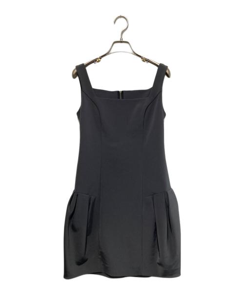 FOXEY NEWYORK（フォクシーニューヨーク）FOXEY NEWYORK (フォクシーニューヨーク) ノースリーブワンピース グレー サイズ:38の古着・服飾アイテム