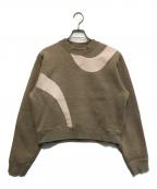 Acne studiosアクネ ストゥディオス）の古着「裏起毛クルーネックスウェット」｜ベージュ