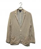 LARDINIラルディーニ）の古着「Jacquard knit jacket」｜ベージュ