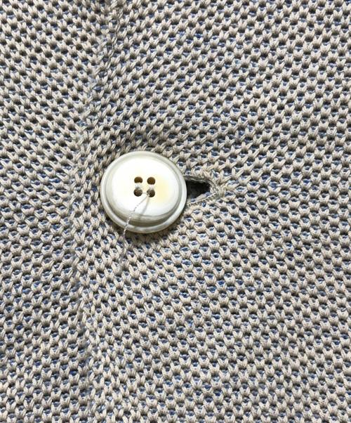 LARDINI（ラルディーニ）LARDINI (ラルディーニ) Jacquard knit jacket ベージュ サイズ:Sの古着・服飾アイテム