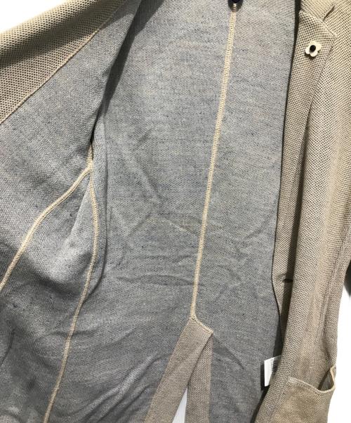 LARDINI（ラルディーニ）LARDINI (ラルディーニ) Jacquard knit jacket ベージュ サイズ:Sの古着・服飾アイテム