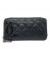 CHANEL（シャネル）の古着「長財布」｜ブラック×ピンク