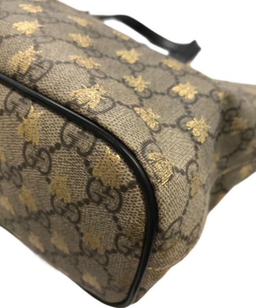 GUCCI（グッチ）GUCCI (グッチ) 蜂モノグラムハンドバッグの古着・服飾アイテム