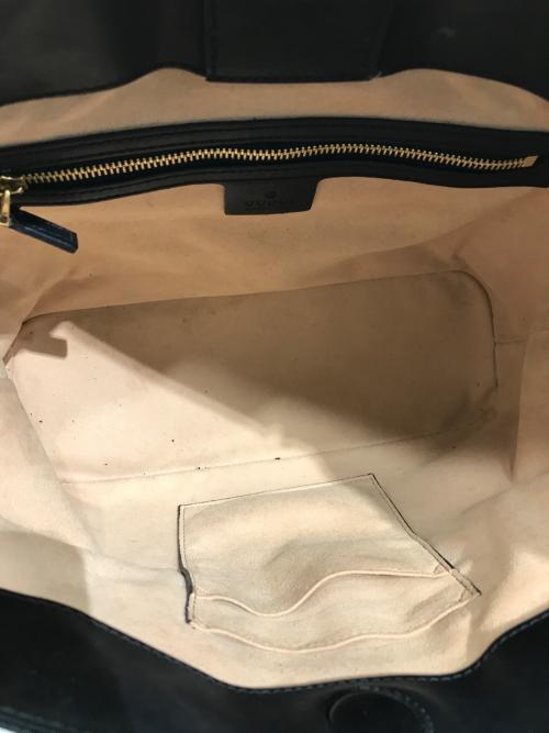 GUCCI（グッチ）GUCCI (グッチ) 蜂モノグラムハンドバッグの古着・服飾アイテム