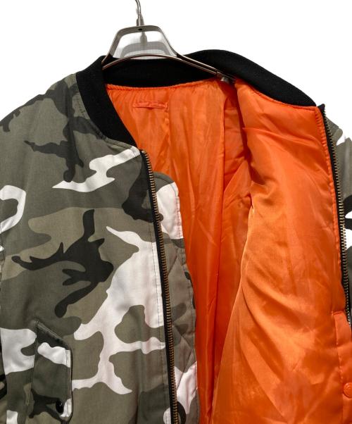 Fostex（フォステクス）Fostex (フォステクス) カモフラリバーシブルジャケット カーキ×オレンジ サイズ:Lの古着・服飾アイテム
