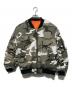 Fostex（フォステクス）の古着「カモフラリバーシブルジャケット」｜カーキ×オレンジ