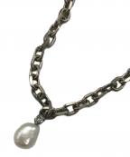 Simone Rochaシモーネ ロシャ）の古着「パールチェーンネックレス」｜シルバー