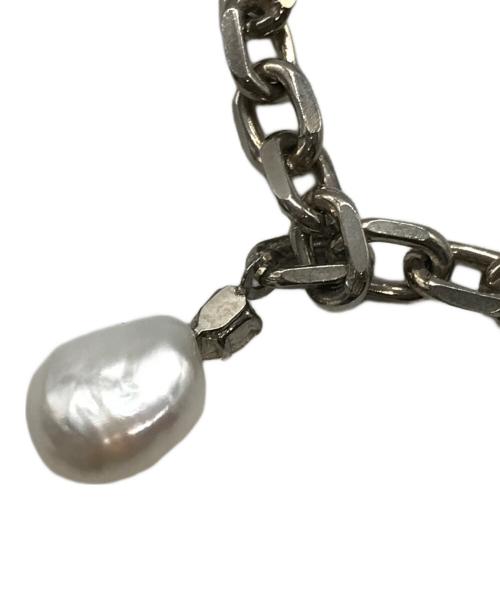 Simone Rocha（シモーネ ロシャ）Simone Rocha (シモーネ ロシャ) パールチェーンネックレス シルバーの古着・服飾アイテム