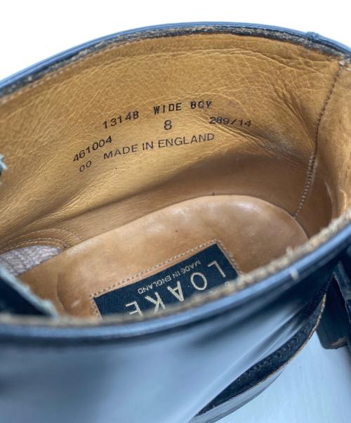 LOAKE（ローク）LOAKE (ローク) レザーシューズ ブラック サイズ:8の古着・服飾アイテム