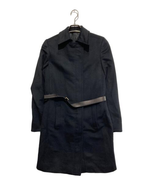 GUCCI（グッチ）GUCCI (グッチ) カシミヤブレンドステンカラーコート ブラック サイズ:40の古着・服飾アイテム