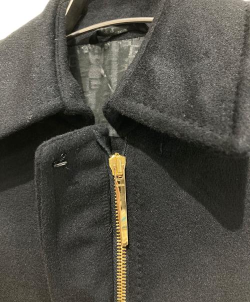 GUCCI（グッチ）GUCCI (グッチ) カシミヤブレンドステンカラーコート ブラック サイズ:40の古着・服飾アイテム