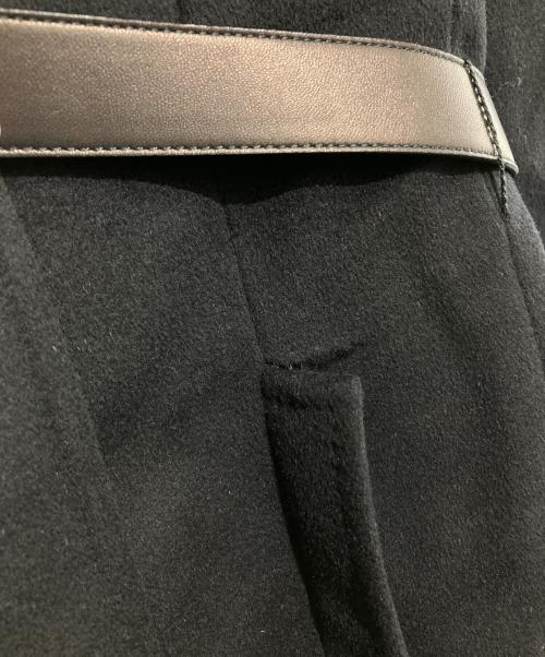 GUCCI（グッチ）GUCCI (グッチ) カシミヤブレンドステンカラーコート ブラック サイズ:40の古着・服飾アイテム