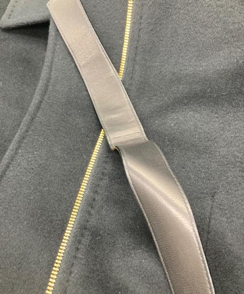 GUCCI（グッチ）GUCCI (グッチ) カシミヤブレンドステンカラーコート ブラック サイズ:40の古着・服飾アイテム