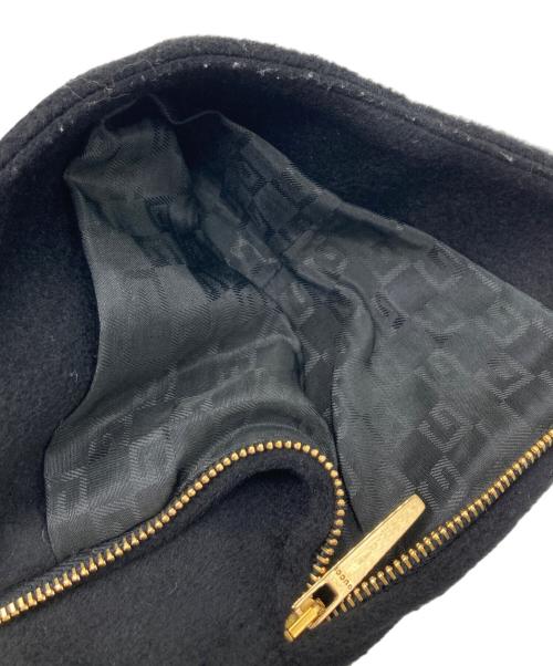 GUCCI（グッチ）GUCCI (グッチ) カシミヤブレンドステンカラーコート ブラック サイズ:40の古着・服飾アイテム