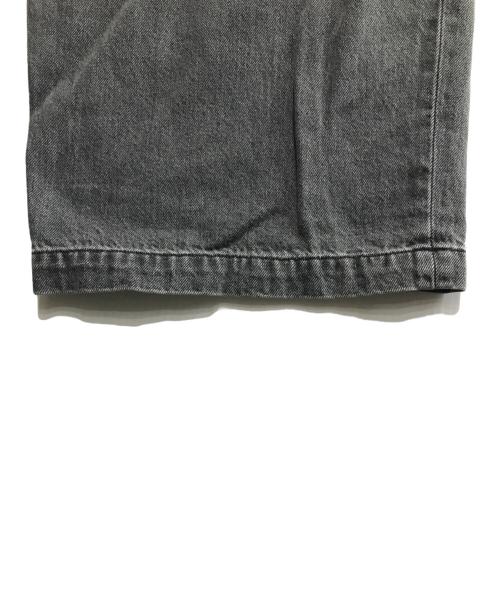 DRAWER（ドゥロワー）Drawer (ドゥロワー) タックデニムパンツ グレー サイズ:SIZE　40の古着・服飾アイテム