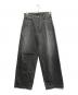 Drawer（ドゥロワー）の古着「タックデニムパンツ」｜グレー