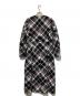 Kate Spade (ケイトスペード) ウールブレンドチェックコート ブラック×パープル サイズ:2：9000円