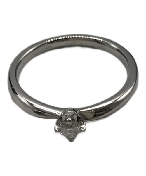 4℃（ヨンドシー）4℃ (ヨンドシー) プラチナダイヤリング サイズ:10号の古着・服飾アイテム