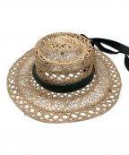 FUMIE=TANAKAフミエタナカ）の古着「ハット」｜ベージュ