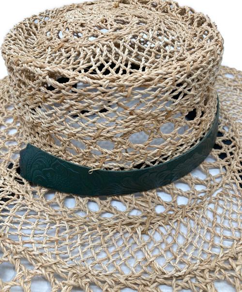 FUMIE=TANAKA（フミエタナカ）FUMIE=TANAKA (フミエタナカ) ハット ベージュの古着・服飾アイテム