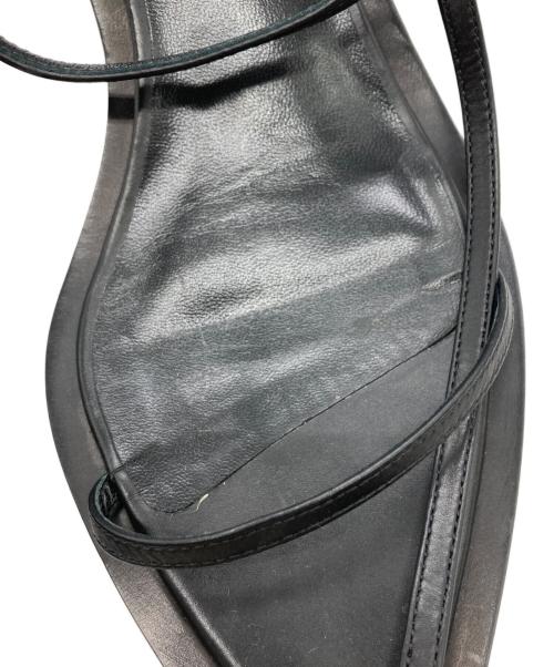 JIL SANDER（ジルサンダー）JIL SANDER (ジルサンダー) ストラップサンダル ブラック サイズ:36の古着・服飾アイテム