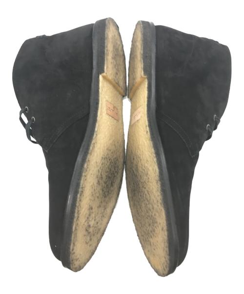 SAINT LAURENT（サンローラン）Saint Laurent (サンローラン) スウェードチャッカーブーツ ブラック サイズ:43の古着・服飾アイテム