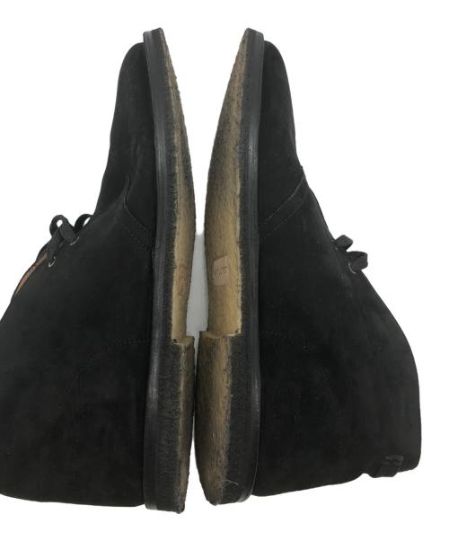 SAINT LAURENT（サンローラン）Saint Laurent (サンローラン) スウェードチャッカーブーツ ブラック サイズ:43の古着・服飾アイテム