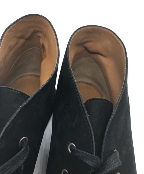 SAINT LAURENT（サンローラン）Saint Laurent (サンローラン) スウェードチャッカーブーツ ブラック サイズ:43の古着・服飾アイテム