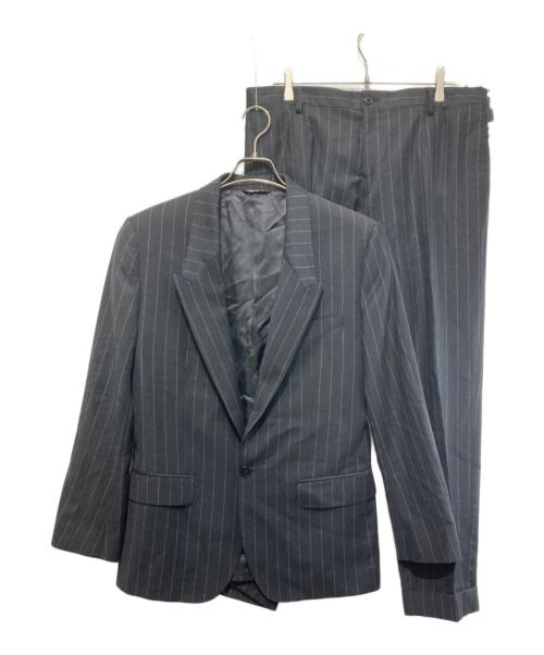 DOLCE & GABBANA（ドルチェ＆ガッバーナ）DOLCE & GABBANA (ドルチェ＆ガッバーナ) セットアップスーツ ブラック サイズ:7Rの古着・服飾アイテム