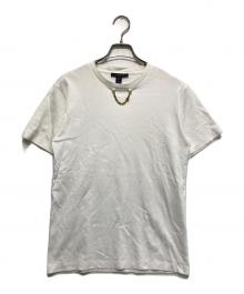 LOUIS VUITTON（ルイ ヴィトン）の古着「フロントチェーンTシャツ」｜ホワイト