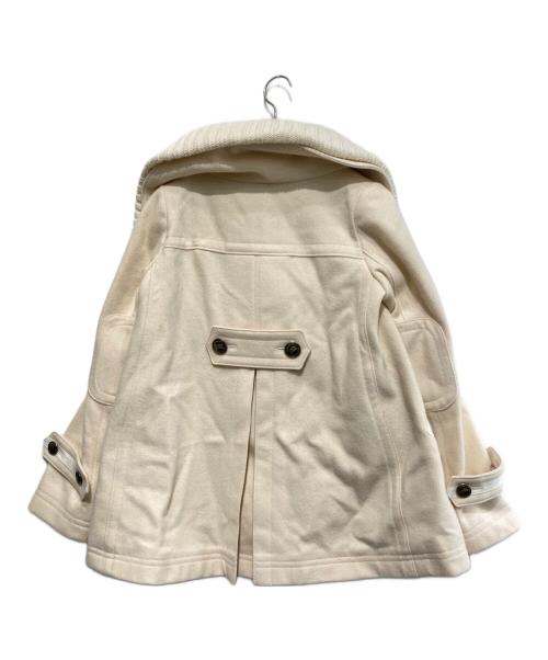 BURBERRY BLUE LABEL（バーバリーロンドンブルーレーベル）BURBERRY BLUE LABEL (バーバリーロンドンブルーレーベル) ライダースウールジャケット アイボリー サイズ:38の古着・服飾アイテム