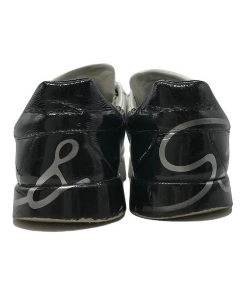 DOLCE & GABBANA（ドルチェ＆ガッバーナ）DOLCE & GABBANA (ドルチェ＆ガッバーナ) エナメルツートンスニーカー ブラック サイズ:7の古着・服飾アイテム