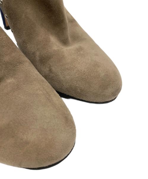 PELLICO（ペリーコ）PELLICO (ペリーコ) スタッズショートブーツ ブラウン×ネイビー サイズ:36の古着・服飾アイテム