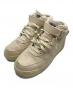NIKE×stussyナイキ×ステューシー）の古着「AIR FORCE 1 MID 'FOSSIL'」｜ベージュ