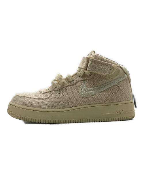 NIKE（ナイキ）NIKE (ナイキ) stussy (ステューシー) AIR FORCE 1 MID 'FOSSIL' ベージュ サイズ:26の古着・服飾アイテム