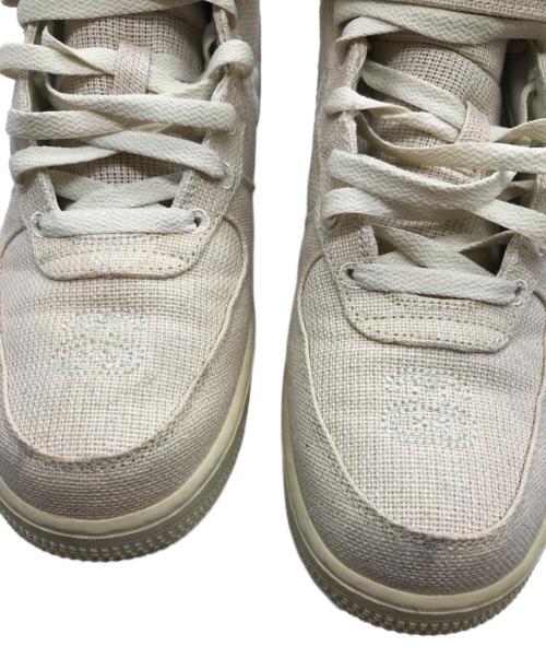 NIKE（ナイキ）NIKE (ナイキ) stussy (ステューシー) AIR FORCE 1 MID 'FOSSIL' ベージュ サイズ:26の古着・服飾アイテム